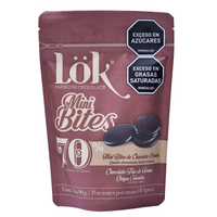 Dunkle Schokolade Bites 70% Kakao (90g) – Vegan