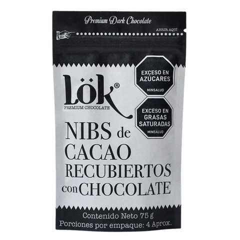 Cacao Nibs 75g Front