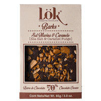Dark Chocolate Bar with Caramel and Sea Salt | 70% Cacao | 85g