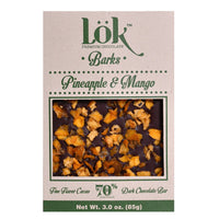 Dunkle Schokolade 70% mit Mango & Ananas (85g) | Vegan