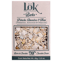Dark Chocolate Bar with Nuts: Pistachios, Almonds & Peanuts | 70% Cacao | 85g