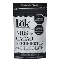 Cacao Nibs Covered with Dark Chocolate | 60% Cacao | 75g