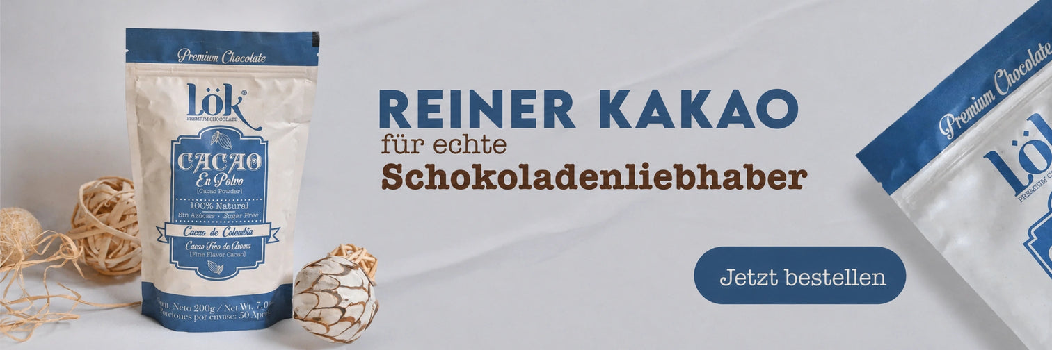 Lök chocolate packaging with text on a light gray background