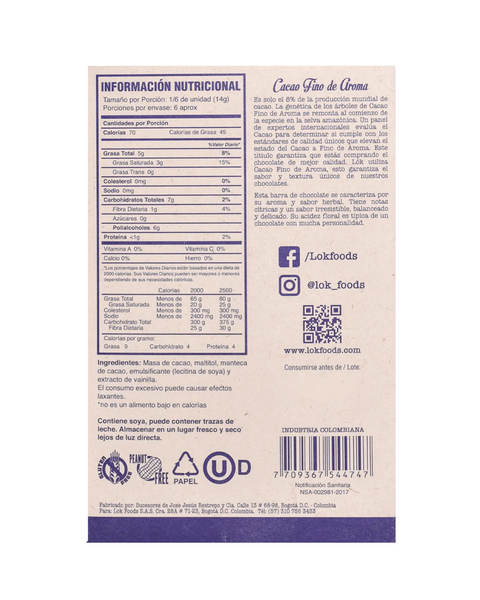 ZUCKER FREI SCHOKOLADE BACK