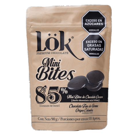 Dark Chocolate Mini Bites | 85% Cacao | 90g - Lök Foods Austria