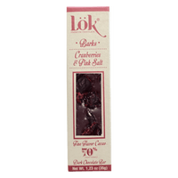70% Dunkle Schokolade: Cranberry & Pink Salt (35g) – Vegan