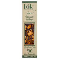 Dark Chocolate Bar with Pineapple & Mango | 70% Cacao | 35g