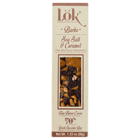 70% Dunkle Schokolade mit Sea Salt & Caramel (35g) – Vegan