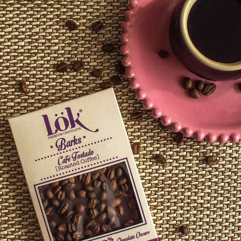 Premium Dark Chocolate Bark 70% Roasted Coffee